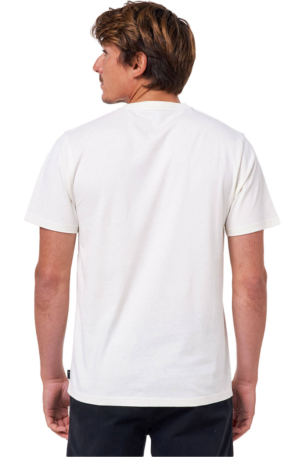 Rip Curl camiseta manga corta hombre DOWN THE LINE STRIPE S/S TEE vista trasera Rip Curl camiseta manga corta hombre DOWN THE LINE STRIPE S/S TEE vista trasera