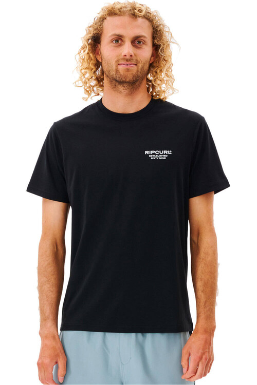 RIP CURL VAPORCOOL ROGUE TEE negro