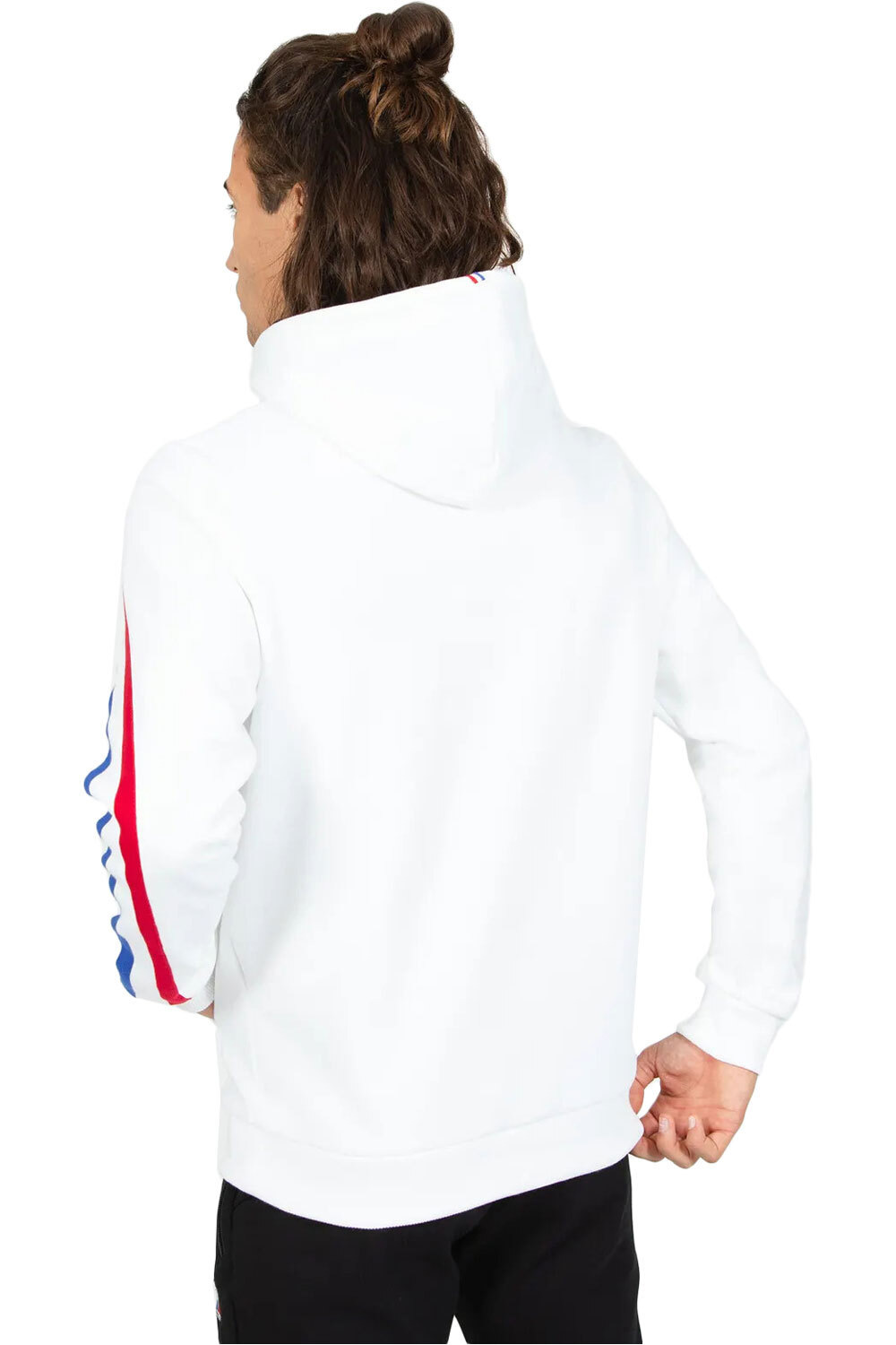 Le Coq Sportif sudadera hombre Le Coq Sportif TRI Hoody N1 M vista trasera Le Coq Sportif sudadera hombre Le Coq Sportif TRI Hoody N1 M vista trasera