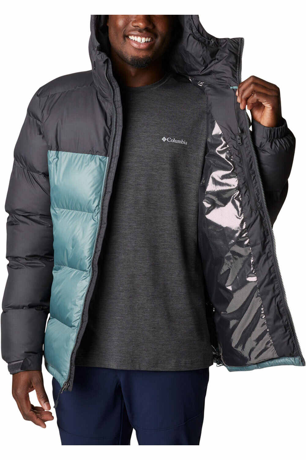 Columbia chaqueta outdoor hombre PIKE LAKE HOODED JACKET vista detalle Columbia chaqueta outdoor hombre PIKE LAKE HOODED JACKET vista detalle