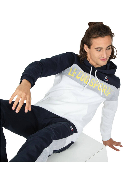 LE COQ SPORTIF SAISON 2 HOODY N1 M blanco
