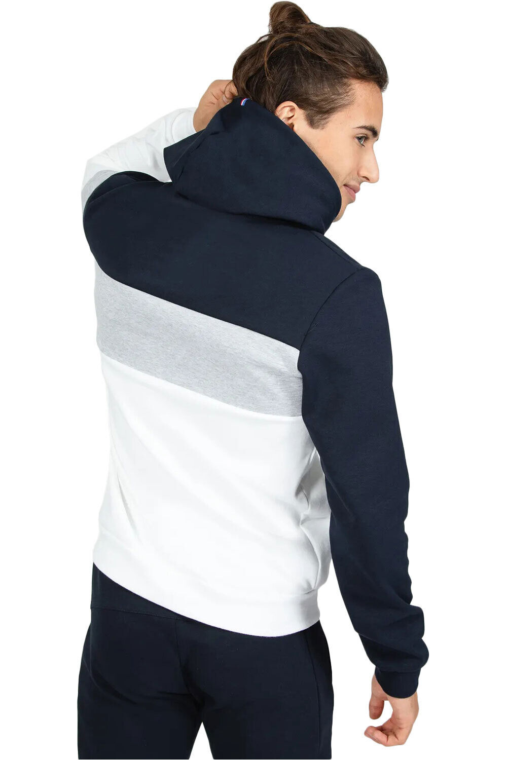 Le Coq Sportif sudadera hombre Le Coq Sportif SAISON 2 Hoody N1 M vista trasera Le Coq Sportif sudadera hombre Le Coq Sportif SAISON 2 Hoody N1 M vista trasera