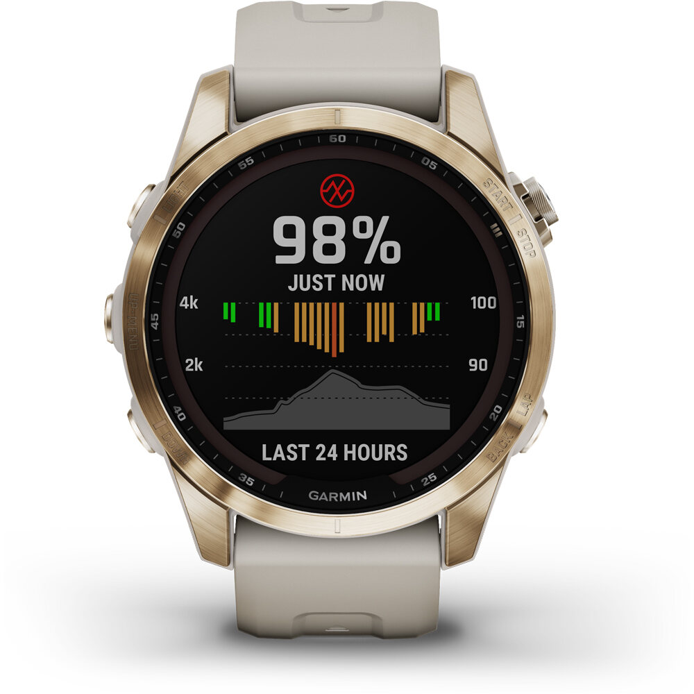 Garmin pulsómetros con gps Garmin FENIX 7S Sapphire Cream Gold Ti Light Sa 05 Garmin pulsómetros con gps Garmin FENIX 7S Sapphire Cream Gold Ti Light Sa 05