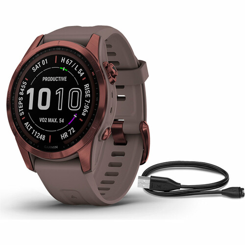 GARMIN FENIX 7S SAPPHIRE DARK BRONZE TI SHALE G
