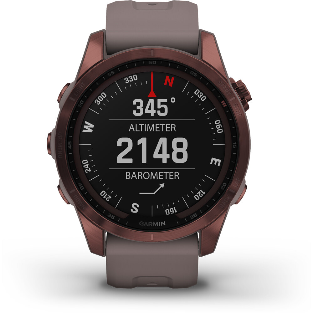 Garmin pulsómetros con gps Garmin FENIX 7S Sapphire Dark Bronze Ti Shale G 06 Garmin pulsómetros con gps Garmin FENIX 7S Sapphire Dark Bronze Ti Shale G 06