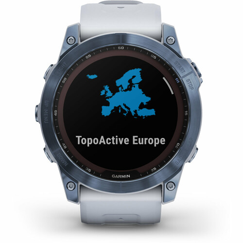 GARMIN FENIX 7X SAPH/WHITESTONE/TI SILCONE BAND