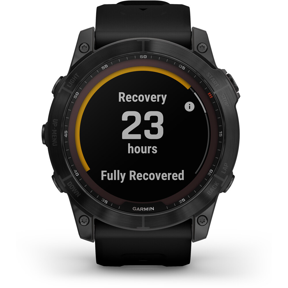 Garmin pulsómetros con gps Garmin FENIX 7X Saph Black Ti Black Silicone 11 Garmin pulsómetros con gps Garmin FENIX 7X Saph Black Ti Black Silicone 11