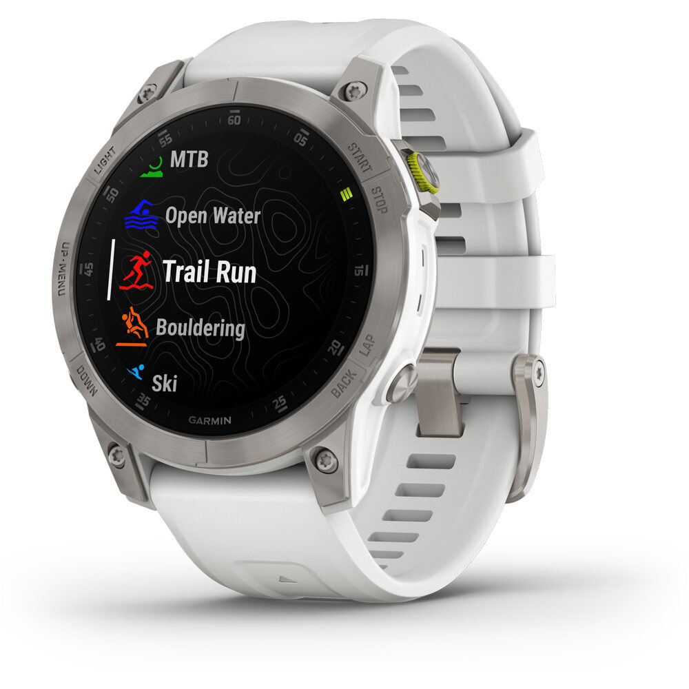 Garmin pulsómetros con gps Garmin EPIX 2 Carrera White Sapphire Ti Silicon 01 Garmin pulsómetros con gps Garmin EPIX 2 Carrera White Sapphire Ti Silicon 01