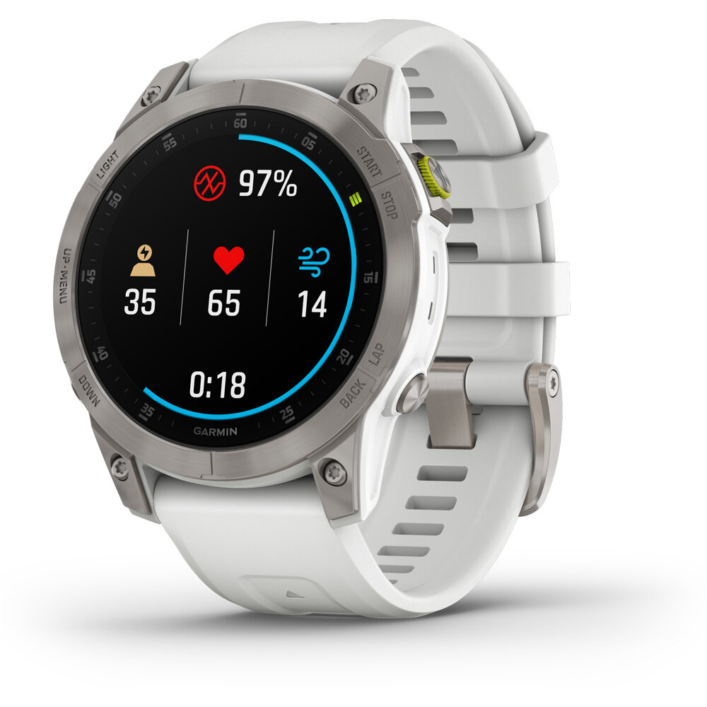Garmin pulsómetros con gps Garmin EPIX 2 Carrera White Sapphire Ti Silicon 02 Garmin pulsómetros con gps Garmin EPIX 2 Carrera White Sapphire Ti Silicon 02