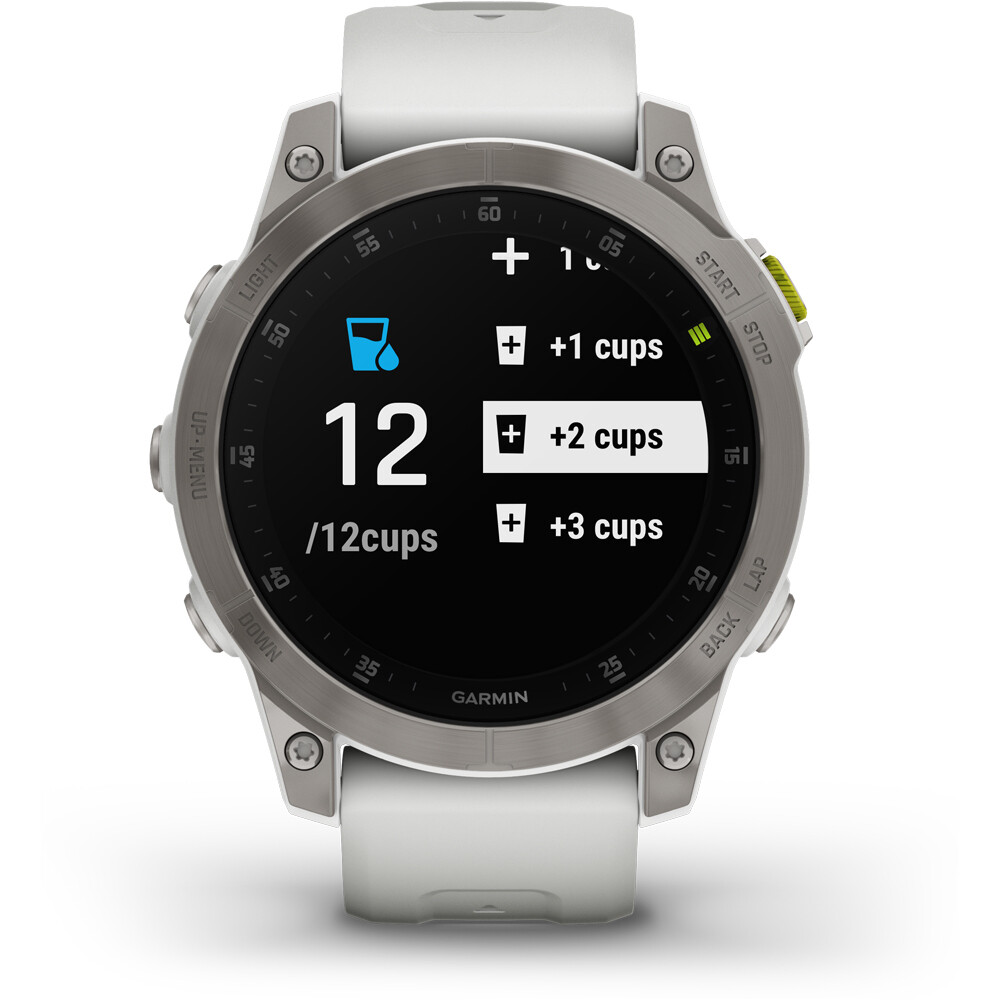 Garmin pulsómetros con gps Garmin EPIX 2 Carrera White Sapphire Ti Silicon 06 Garmin pulsómetros con gps Garmin EPIX 2 Carrera White Sapphire Ti Silicon 06