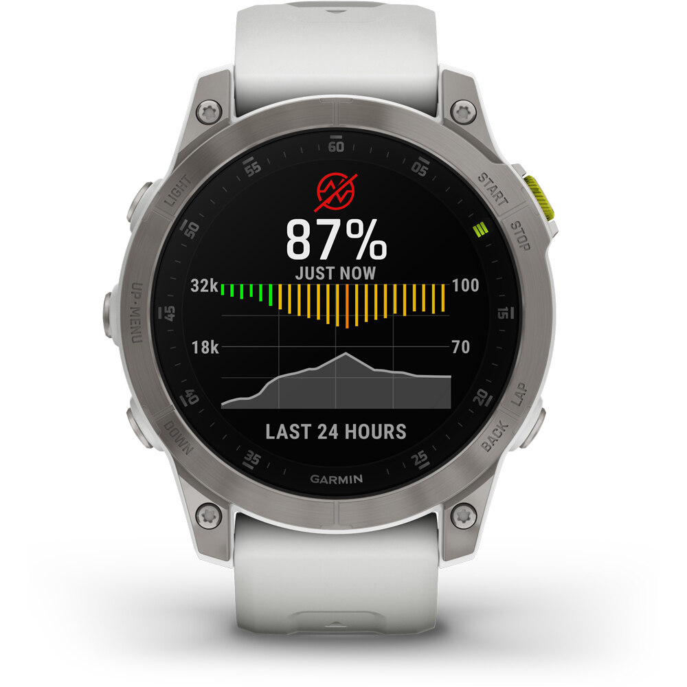 Garmin pulsómetros con gps Garmin EPIX 2 Carrera White Sapphire Ti Silicon 07 Garmin pulsómetros con gps Garmin EPIX 2 Carrera White Sapphire Ti Silicon 07