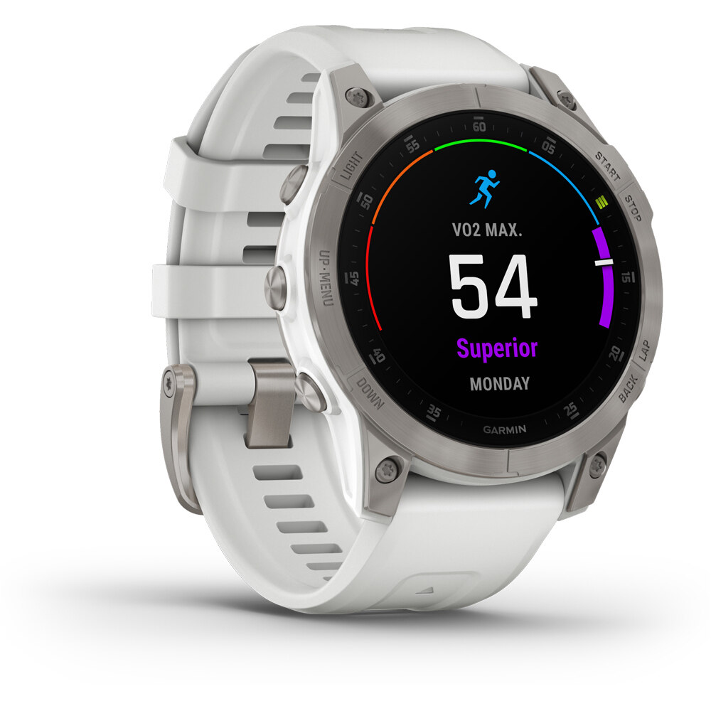 Garmin pulsómetros con gps Garmin EPIX 2 Carrera White Sapphire Ti Silicon 11 Garmin pulsómetros con gps Garmin EPIX 2 Carrera White Sapphire Ti Silicon 11