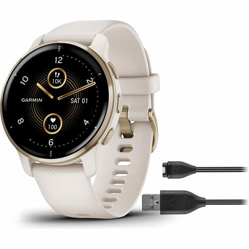 GARMIN VENU 2 PLUS MARFIL LIGHT GOLD