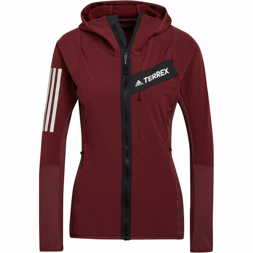 ADIDAS TECHROCK FLOOCE CON CAPUCHA rojo