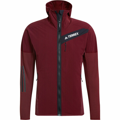 ADIDAS TECHROCK FLOOCE CON CAPUCHA rojo