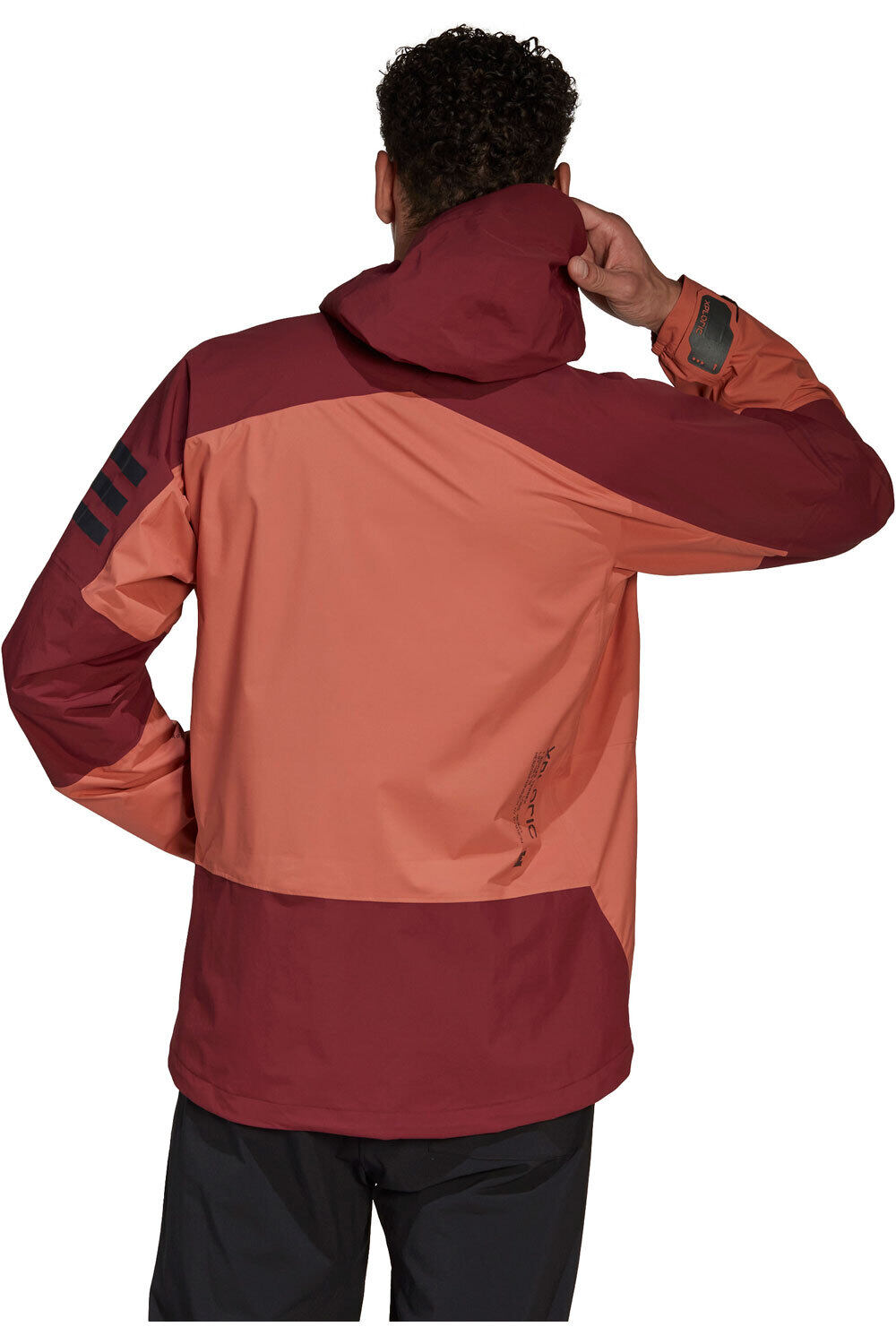 adidas chaqueta impermeable hombre Adidas M Xploric RR J vista trasera adidas chaqueta impermeable hombre Adidas M Xploric RR J vista trasera