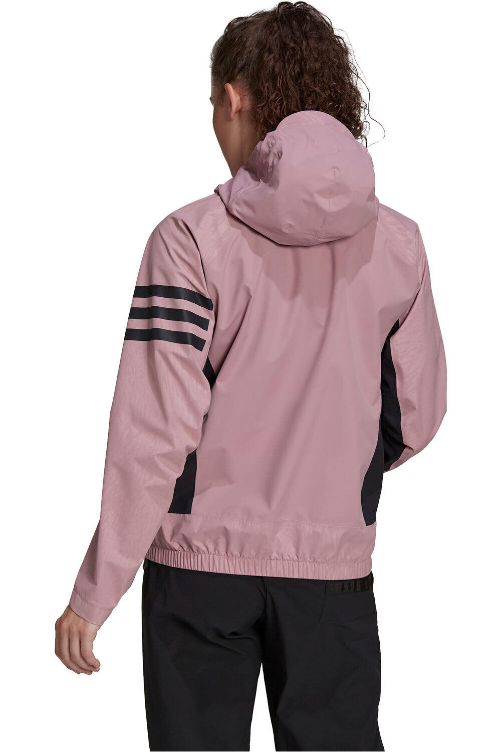 adidas chaqueta impermeable mujer Adidas W Utilitas RR J vista trasera adidas chaqueta impermeable mujer Adidas W Utilitas RR J vista trasera
