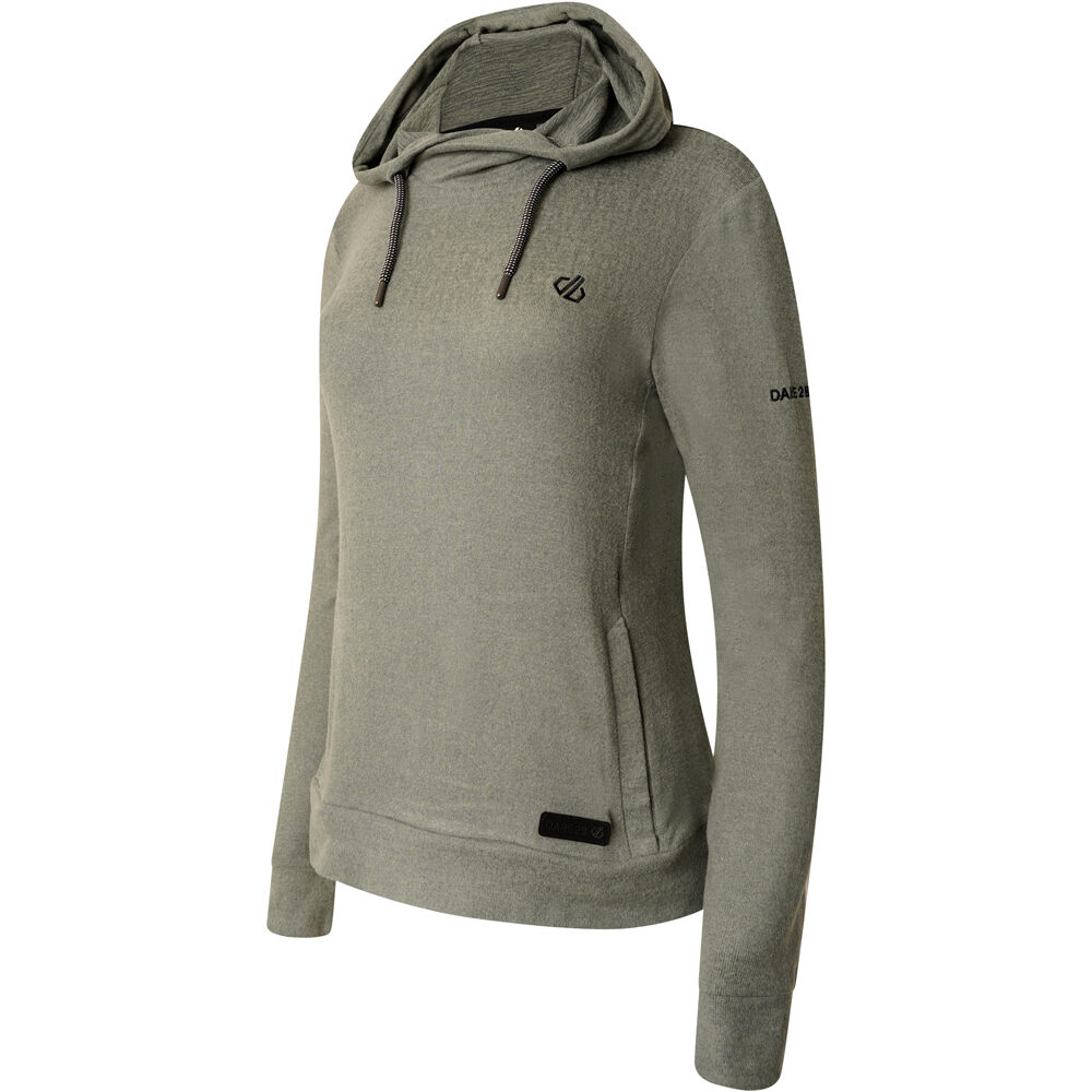 Dare2b forro polar mujer Dare2b Out & Out Ovrhead vista trasera Dare2b forro polar mujer Dare2b Out & Out Ovrhead vista trasera