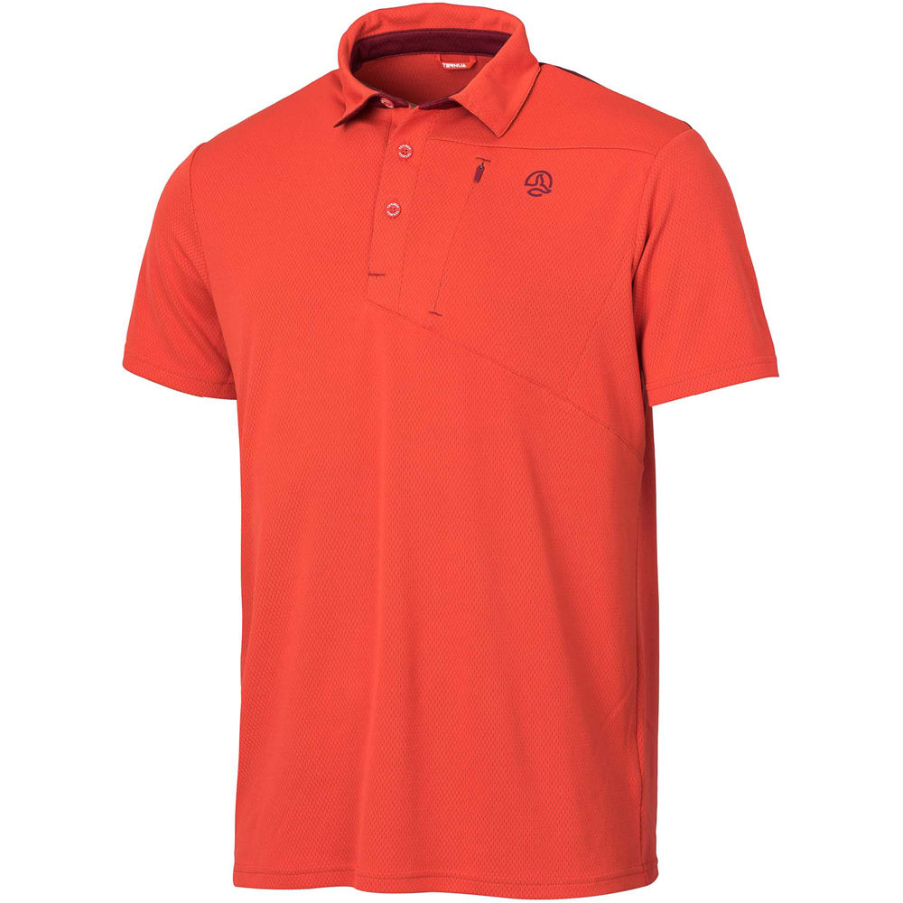 Ternua camiseta montaña manga corta hombre Ternua POLO SKELD PL M vista frontal Ternua camiseta montaña manga corta hombre Ternua POLO SKELD PL M vista frontal