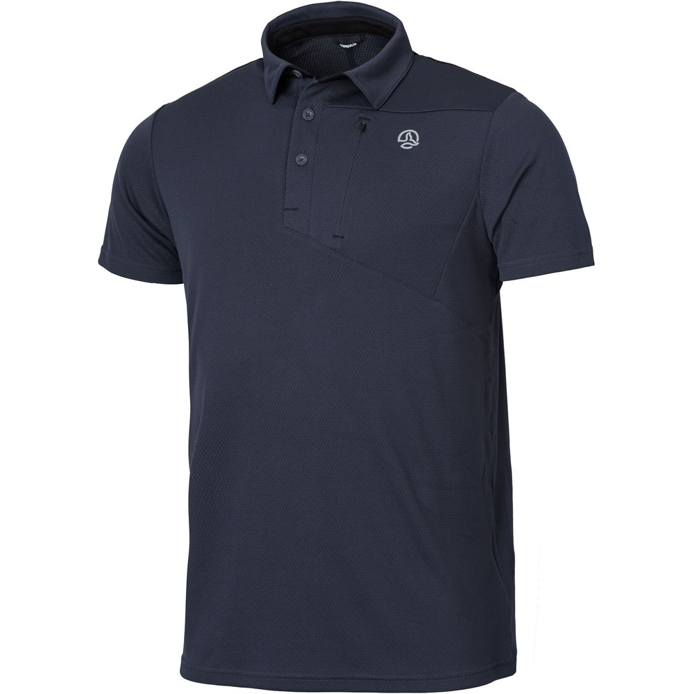 Ternua camiseta montaña manga corta hombre POLO SKELD PL M vista frontal Ternua camiseta montaña manga corta hombre POLO SKELD PL M vista frontal