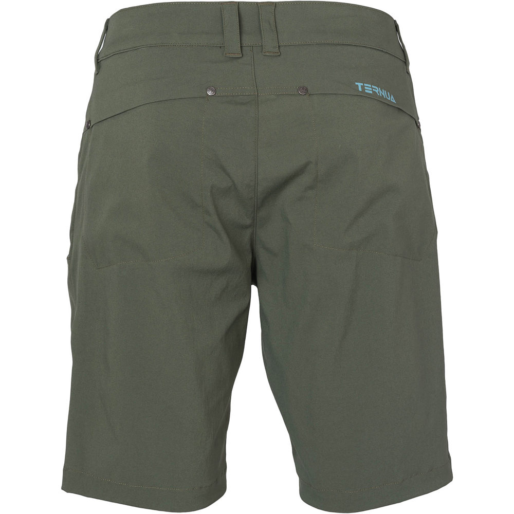 Ternua pantalón corto montaña hombre Ternua BERMUDA KLARTU vista trasera Ternua pantalón corto montaña hombre Ternua BERMUDA KLARTU vista trasera