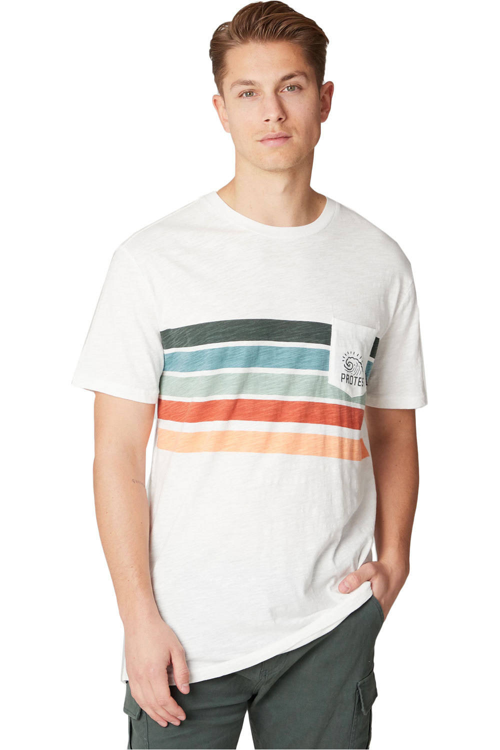 Protest camiseta manga corta hombre Protest PRTJUDOC vista frontal Protest camiseta manga corta hombre Protest PRTJUDOC vista frontal