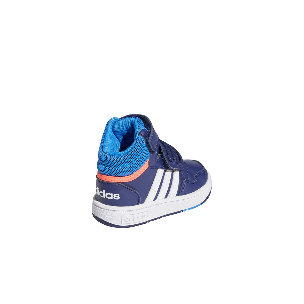 adidas zapatilla multideporte bebe Adidas HOOPS MID 3.0 AC I vista trasera adidas zapatilla multideporte bebe Adidas HOOPS MID 3.0 AC I vista trasera