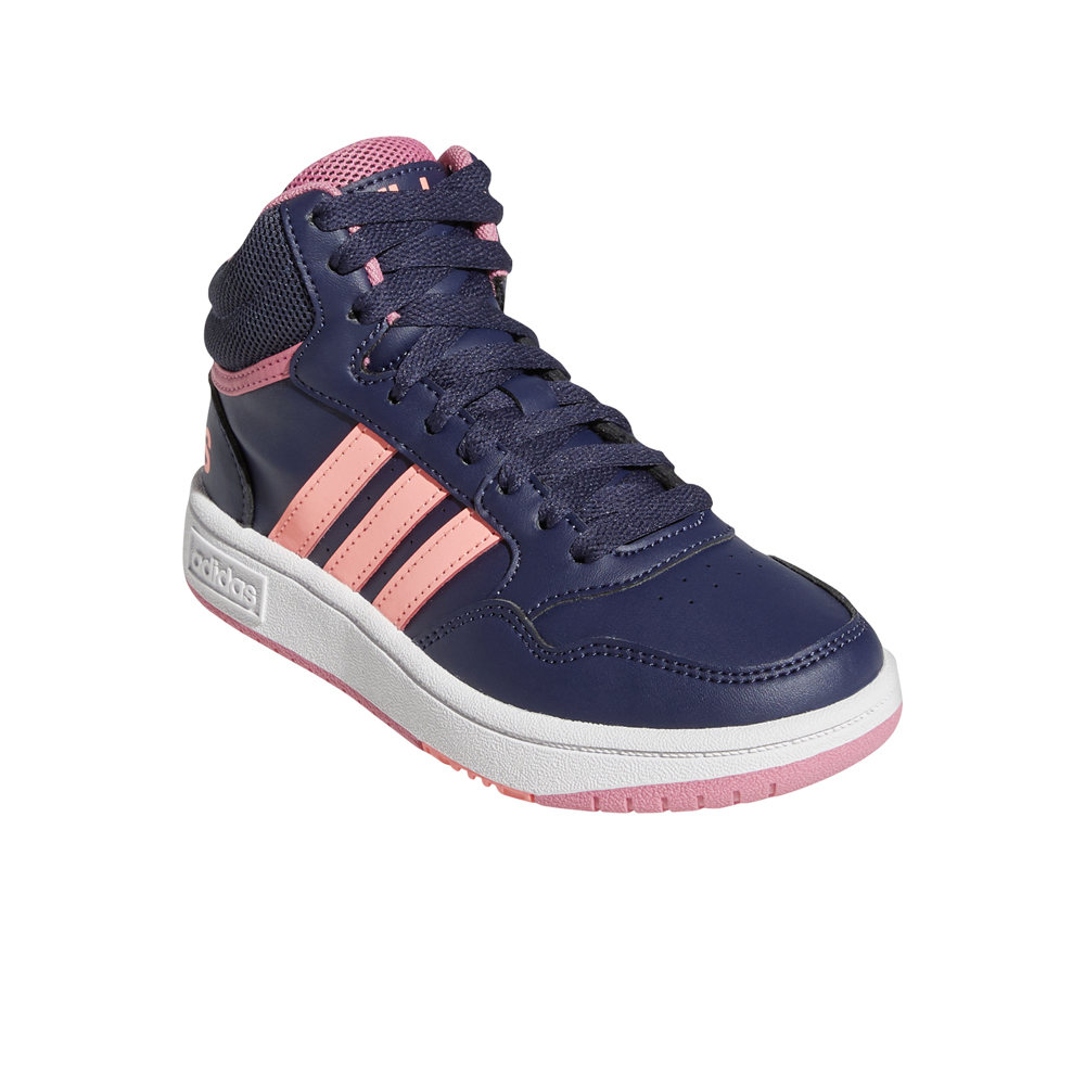 adidas zapatilla baloncesto niños Adidas HOOPS MID 3.0 K lateral interior adidas zapatilla baloncesto niños Adidas HOOPS MID 3.0 K lateral interior