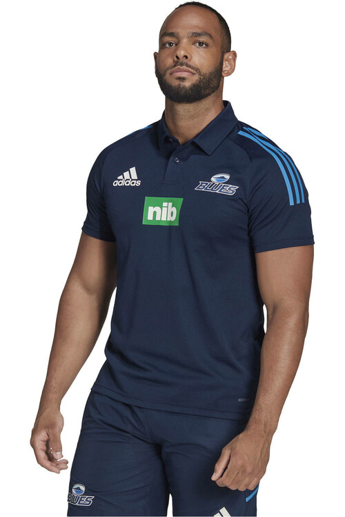 ADIDAS SR BLU POLO MN azul