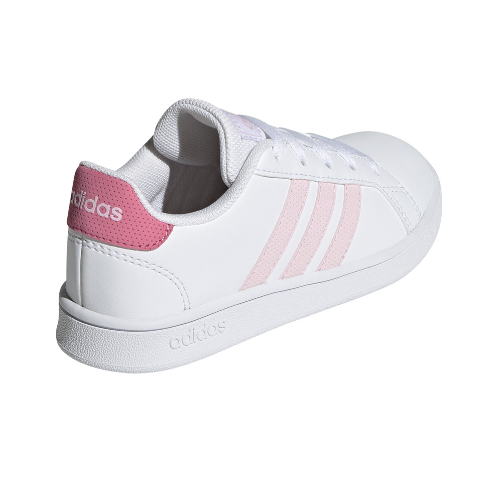 adidas zapatilla moda niño Adidas GRAND COURT K vista trasera adidas zapatilla moda niño Adidas GRAND COURT K vista trasera