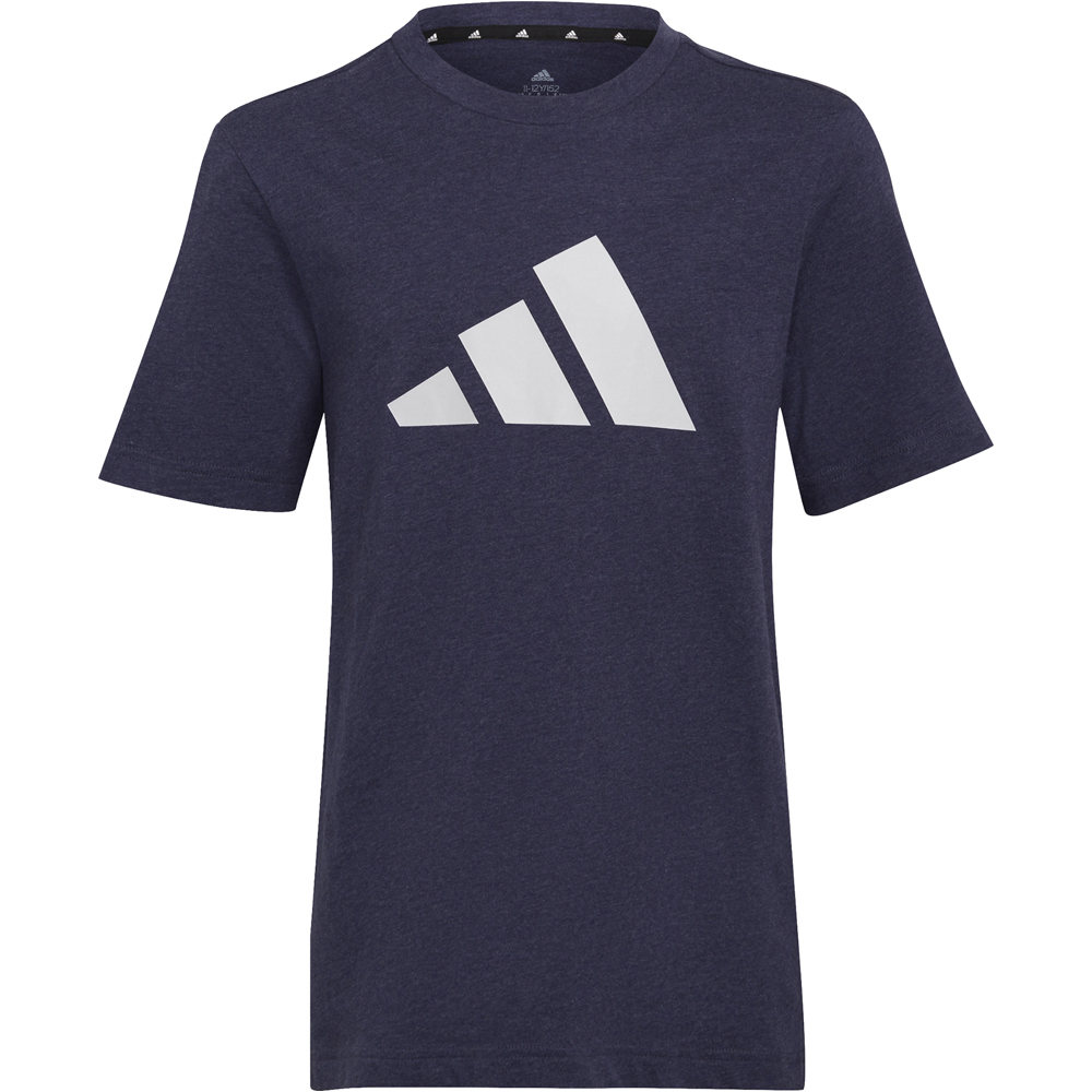 adidas camiseta manga corta niño Adidas U 3 BAR TEE vista frontal adidas camiseta manga corta niño Adidas U 3 BAR TEE vista frontal
