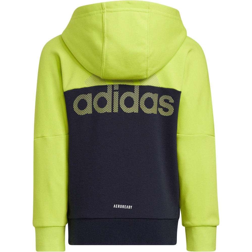 adidas sudadera niño Adidas LK FT KN JKT vista trasera adidas sudadera niño Adidas LK FT KN JKT vista trasera