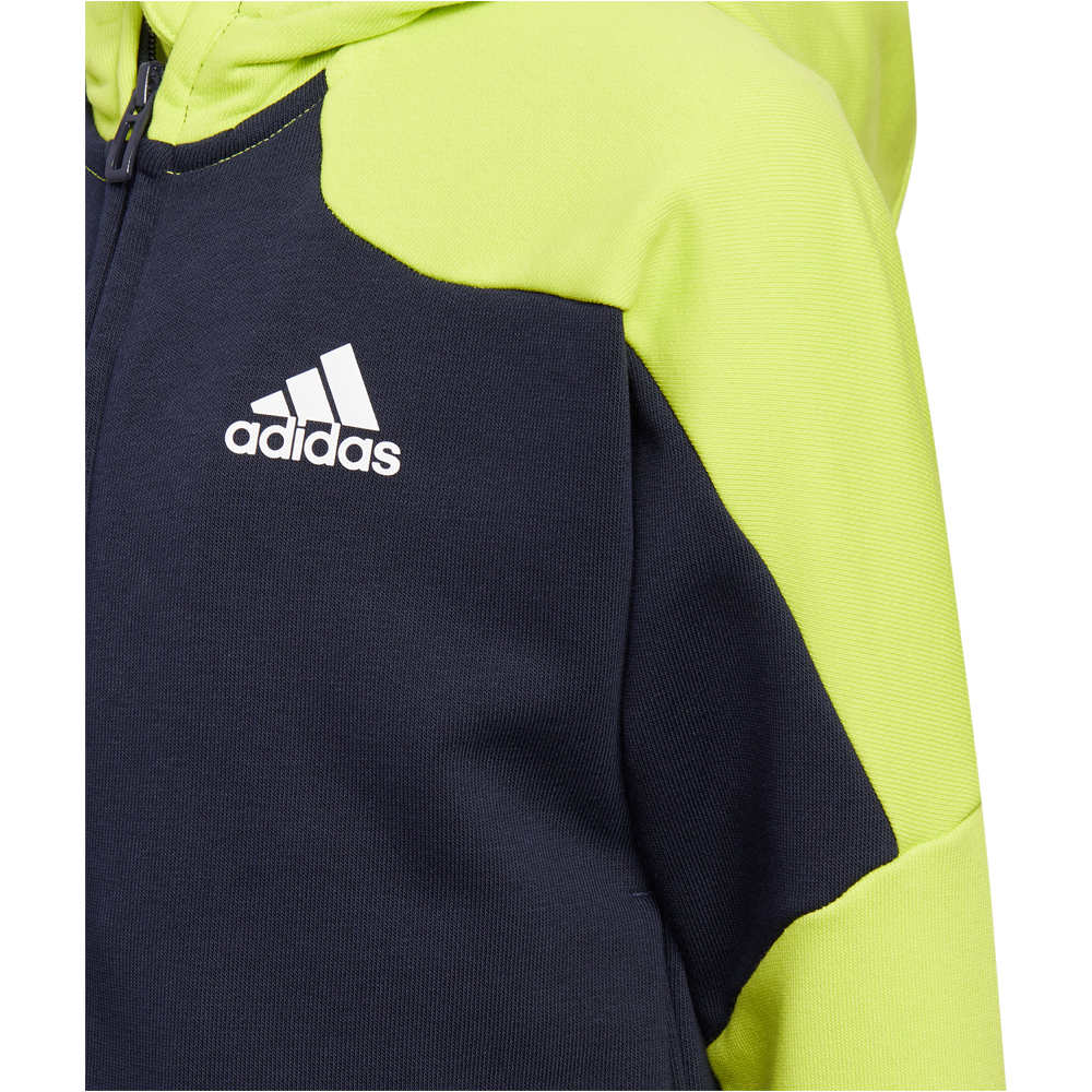 adidas sudadera niño Adidas LK FT KN JKT vista detalle adidas sudadera niño Adidas LK FT KN JKT vista detalle