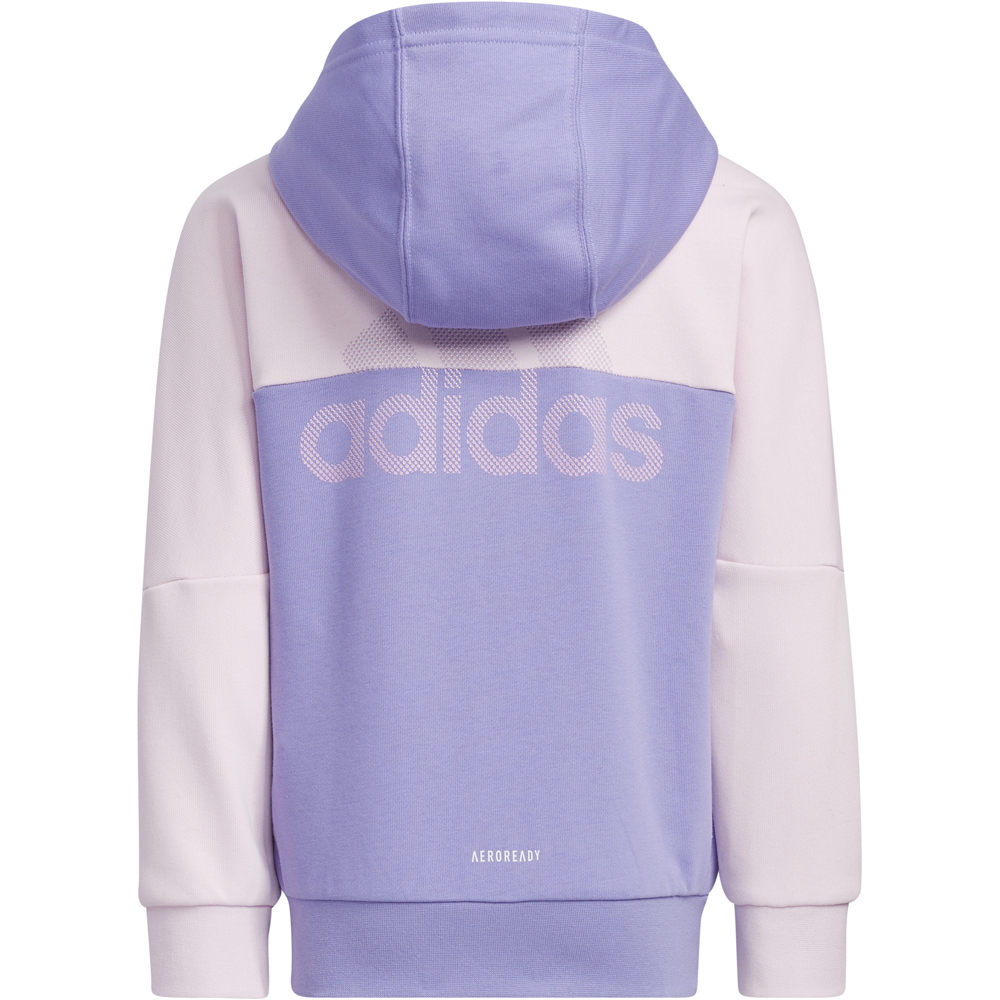 adidas sudadera niño Adidas LK FT KN JKT vista trasera adidas sudadera niño Adidas LK FT KN JKT vista trasera