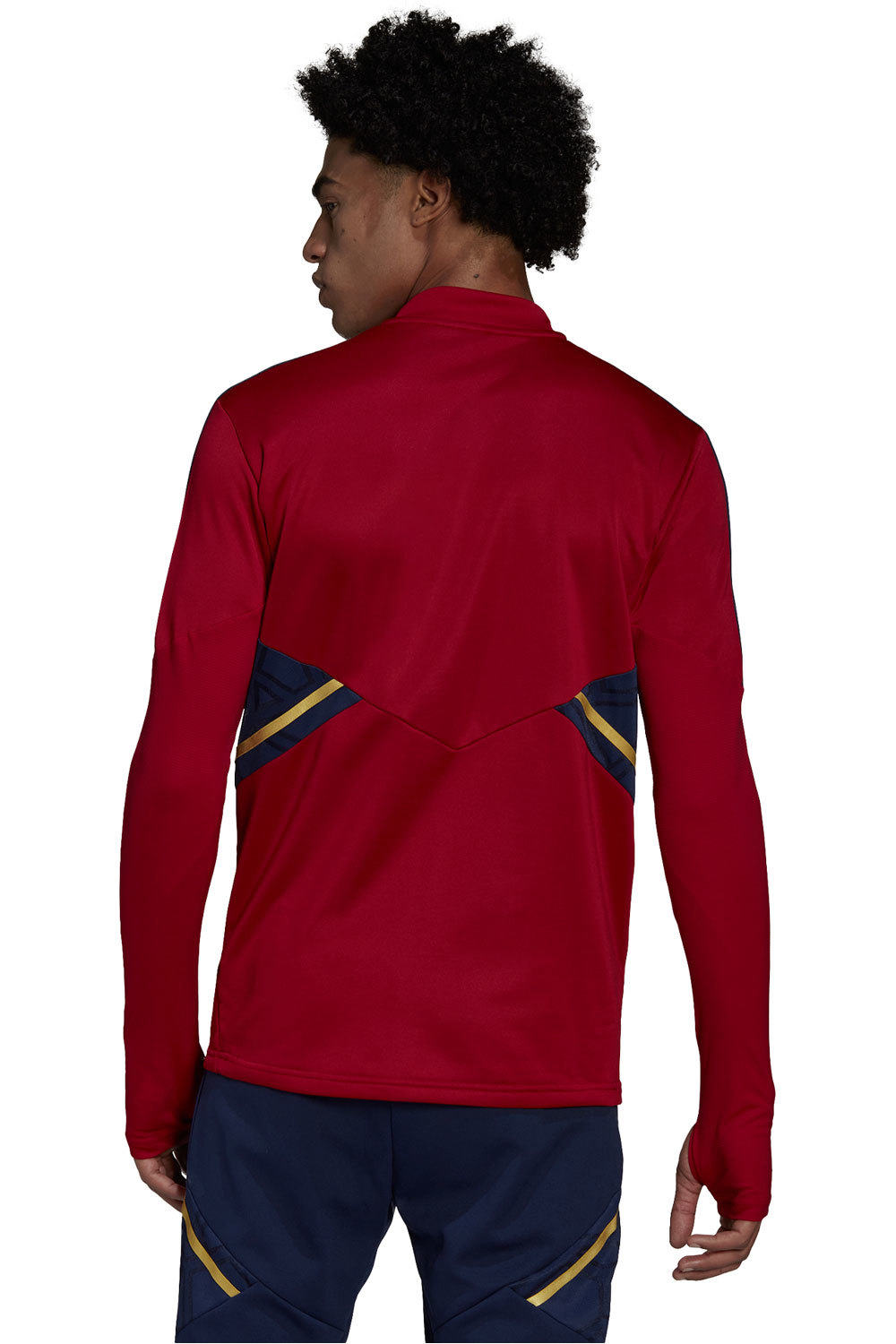 adidas sudadera entrenamiento fútbol Adidas AJAX 22 TR TOP vista trasera adidas sudadera entrenamiento fútbol Adidas AJAX 22 TR TOP vista trasera