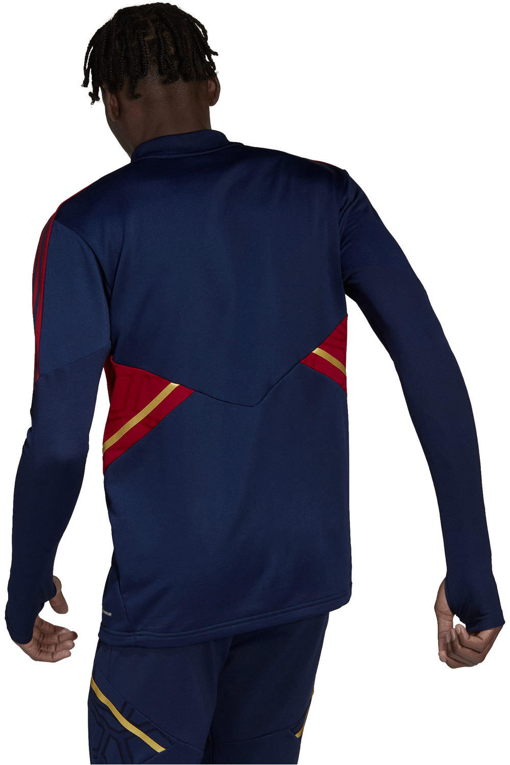 adidas sudadera entrenamiento fútbol Adidas AJAX 22 TR TOP vista trasera adidas sudadera entrenamiento fútbol Adidas AJAX 22 TR TOP vista trasera