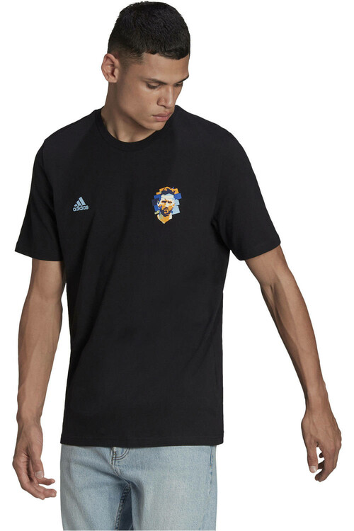 ADIDAS M MESSI G T NE negro