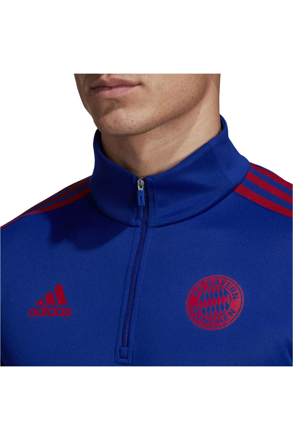 adidas sudadera entrenamiento fútbol Adidas B.MUNICH 22 WARM TOP AZRO vista detalle adidas sudadera entrenamiento fútbol Adidas B.MUNICH 22 WARM TOP AZRO vista detalle