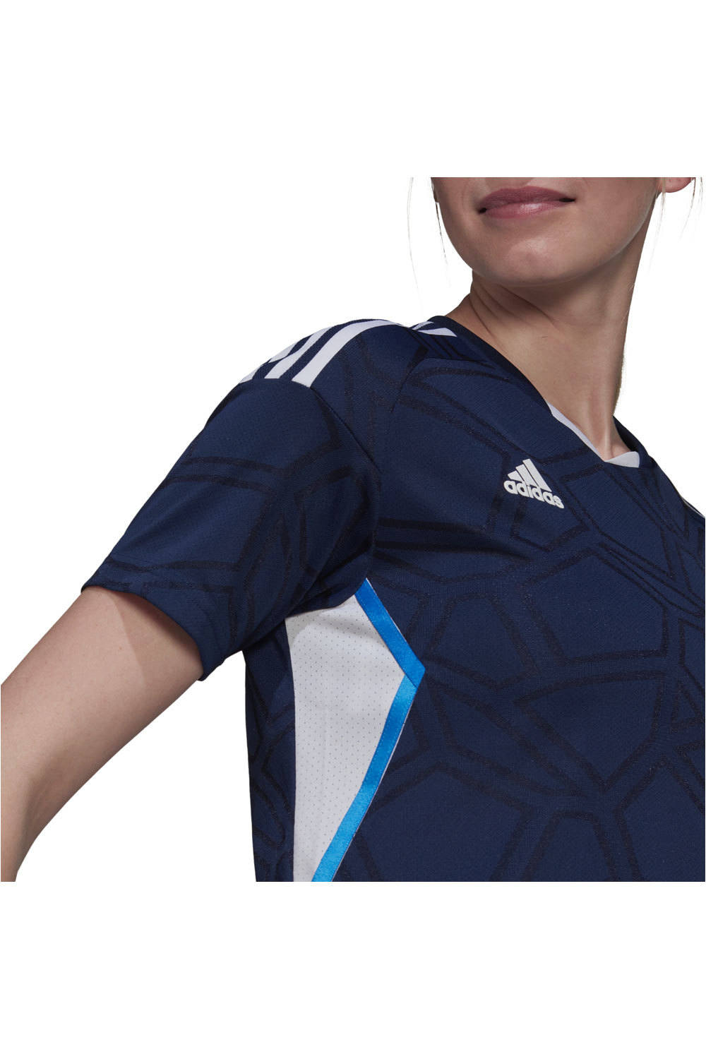 adidas camisetas fútbol manga corta Adidas CON22 MD JSY W vista detalle adidas camisetas fútbol manga corta Adidas CON22 MD JSY W vista detalle