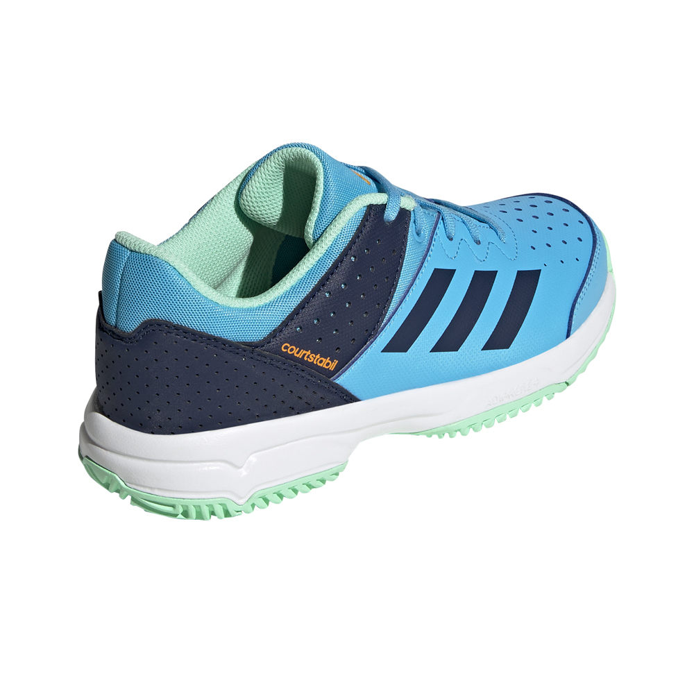 adidas zapatilla indoor niño Adidas COURT STABIL JR vista trasera adidas zapatilla indoor niño Adidas COURT STABIL JR vista trasera