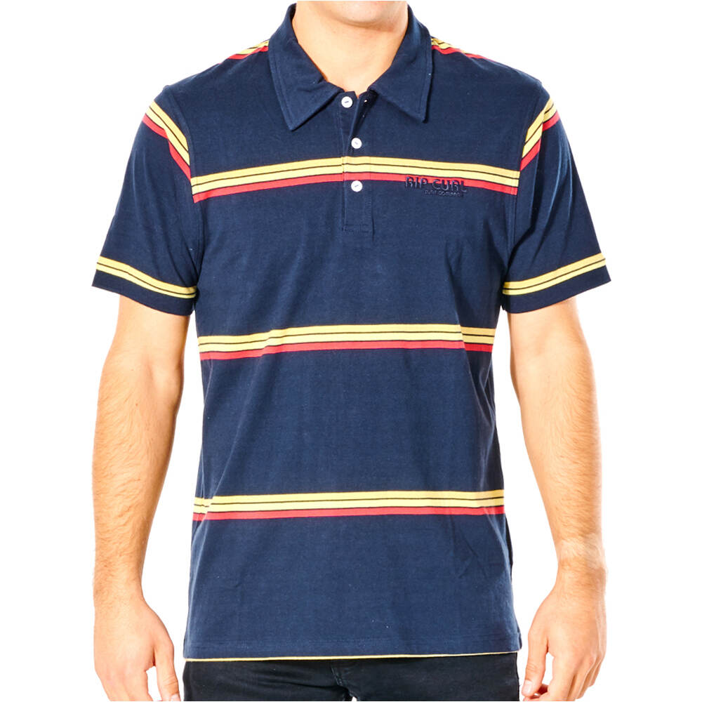 Rip Curl polo manga corta hombre Rip Curl SURF REVIVAL POLO vista trasera Rip Curl polo manga corta hombre Rip Curl SURF REVIVAL POLO vista trasera