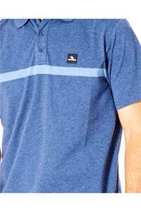 Rip Curl polo manga corta hombre Rip Curl VAPORCOOL VARIAL POLO vista trasera Rip Curl polo manga corta hombre Rip Curl VAPORCOOL VARIAL POLO vista trasera