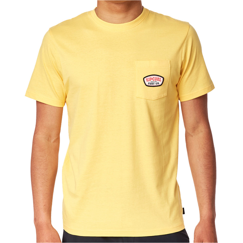 Rip Curl camiseta manga corta hombre Rip Curl BADGE TEE 03 Rip Curl camiseta manga corta hombre Rip Curl BADGE TEE 03