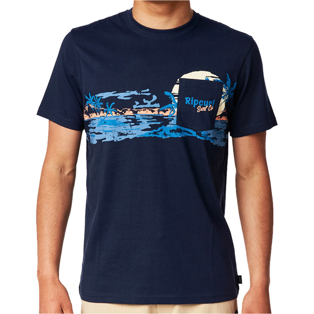Rip Curl camiseta manga corta hombre Rip Curl BUSY SESSION TEE 03 Rip Curl camiseta manga corta hombre Rip Curl BUSY SESSION TEE 03