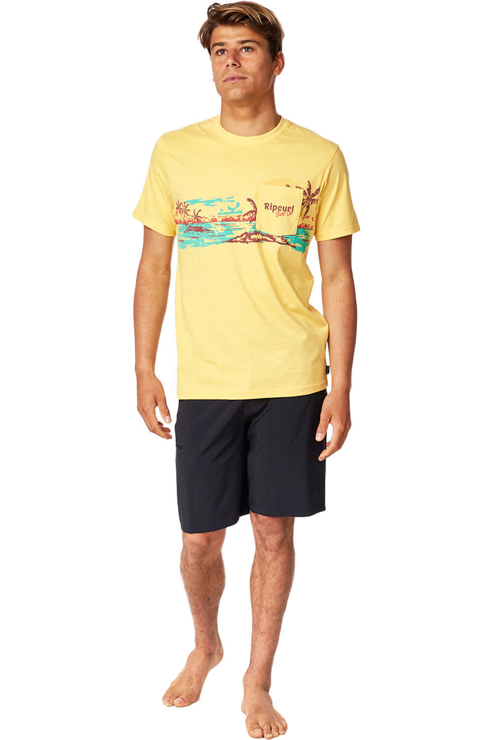 Rip Curl camiseta manga corta hombre Rip Curl BUSY SESSION TEE vista detalle Rip Curl camiseta manga corta hombre Rip Curl BUSY SESSION TEE vista detalle