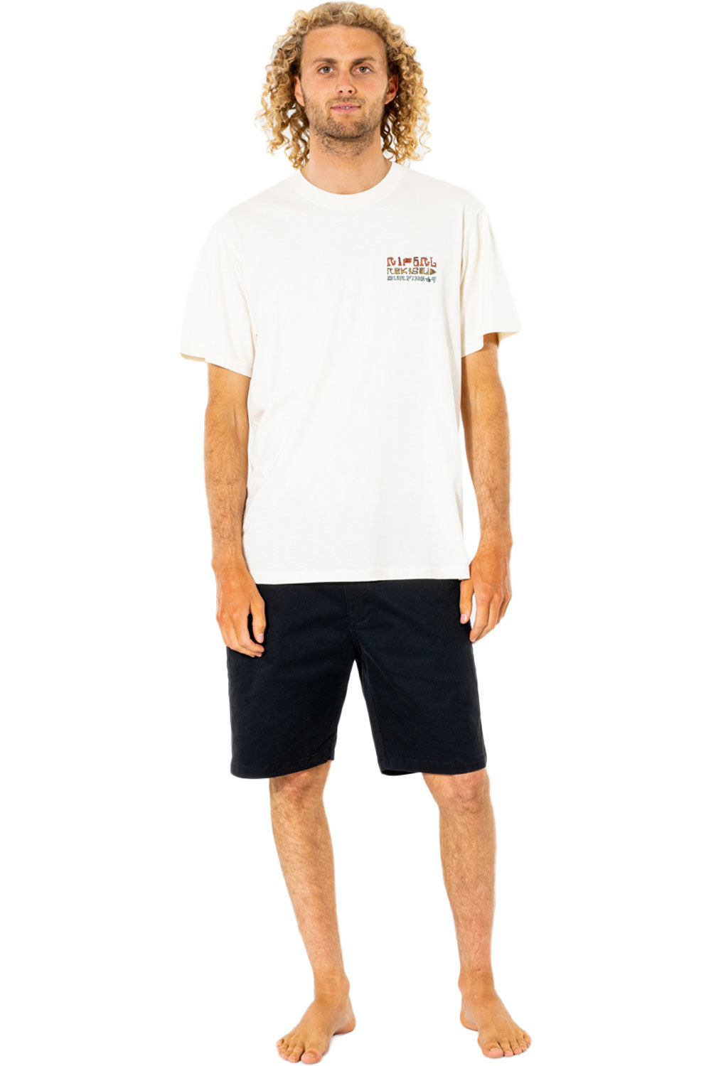 Rip Curl camiseta manga corta hombre Rip Curl SOLID ROCK STACKED TEE vista detalle Rip Curl camiseta manga corta hombre Rip Curl SOLID ROCK STACKED TEE vista detalle