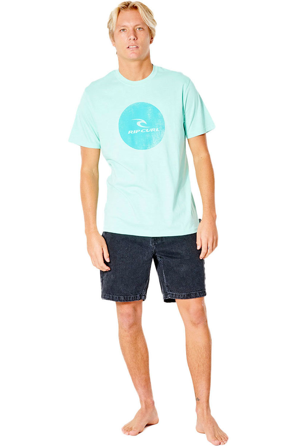 Rip Curl camisa manga corta hombre Rip Curl CORP ICON TEE vista detalle Rip Curl camisa manga corta hombre Rip Curl CORP ICON TEE vista detalle