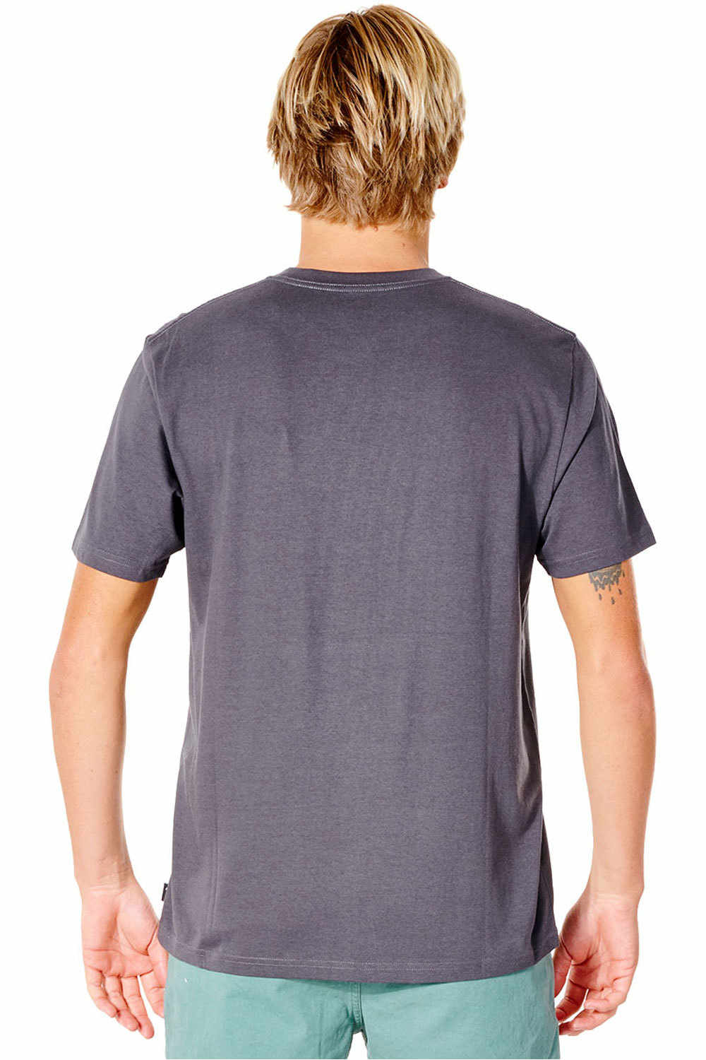 Rip Curl camisa manga corta hombre Rip Curl CORP ICON TEE vista trasera Rip Curl camisa manga corta hombre Rip Curl CORP ICON TEE vista trasera