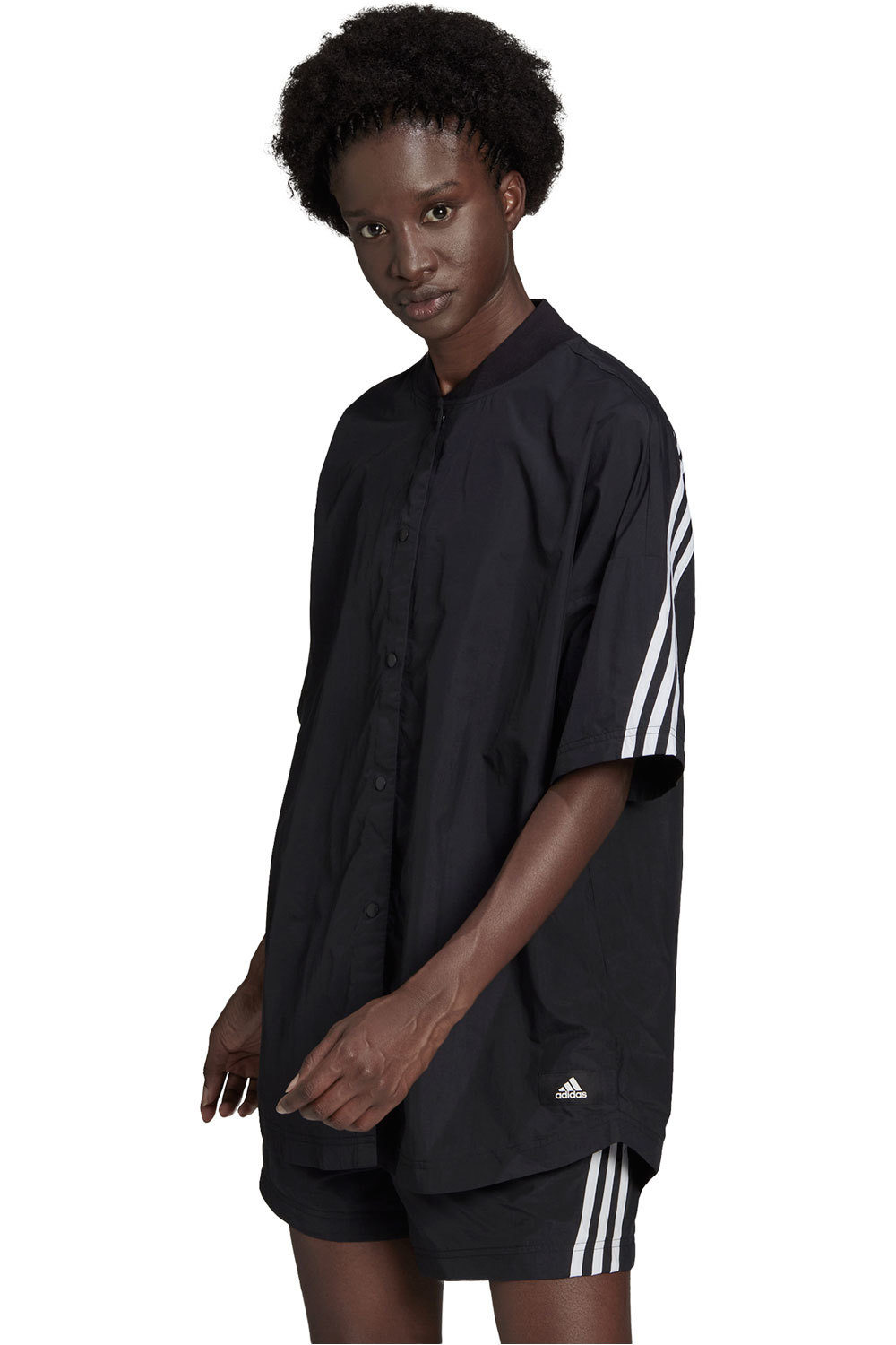 adidas camiseta manga corta mujer Adidas W FI WV SHIRT NE vista frontal adidas camiseta manga corta mujer Adidas W FI WV SHIRT NE vista frontal
