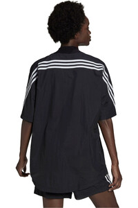 adidas camiseta manga corta mujer Adidas W FI WV SHIRT NE vista trasera adidas camiseta manga corta mujer Adidas W FI WV SHIRT NE vista trasera